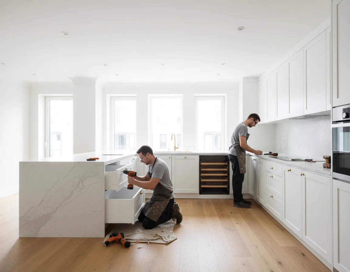 Trioz L-Shape kitchen craftsmanship