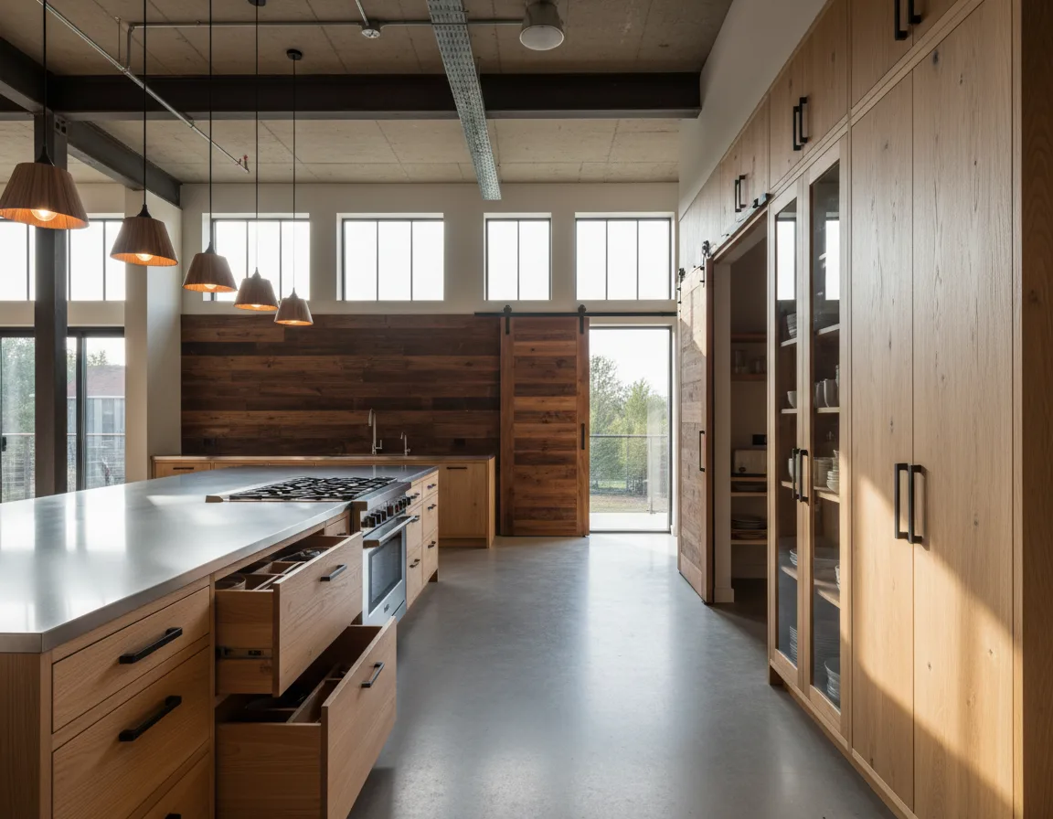Bespoke Industrial Kitchens by Trioz Kitchen Joinery
