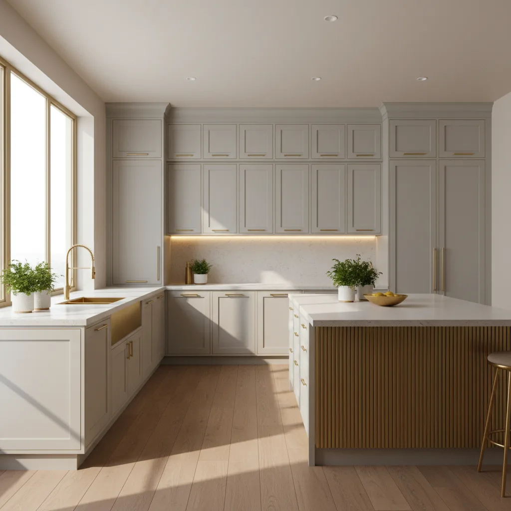 Kitchen with Laminex finishes