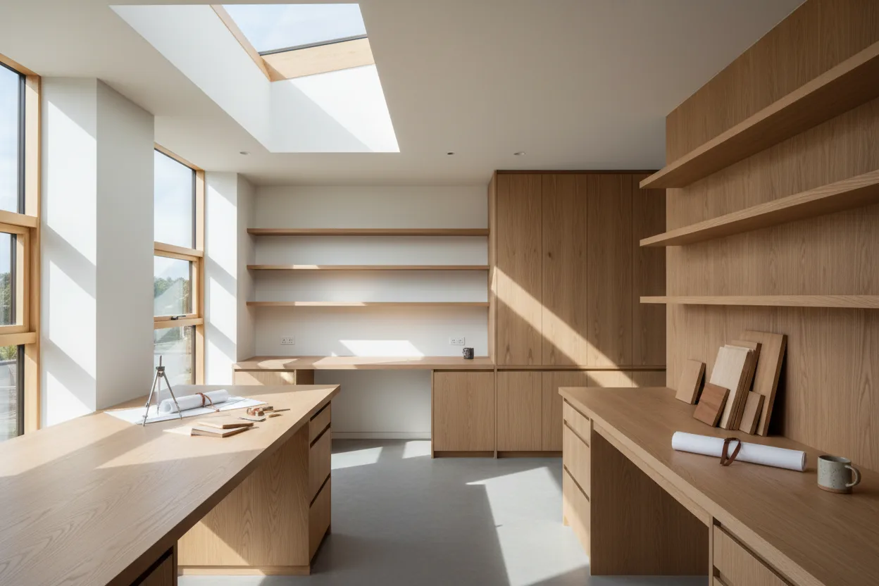 Custom home office joinery